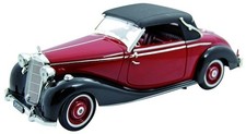 Signature 18123 Mercedes-benz 170s Cabriolet Burgundy Black 118 Diecast Mib