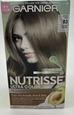 Garnier Nutrisse Ultra Color Nourishing Permanent Hair Color B3 Golden Brown