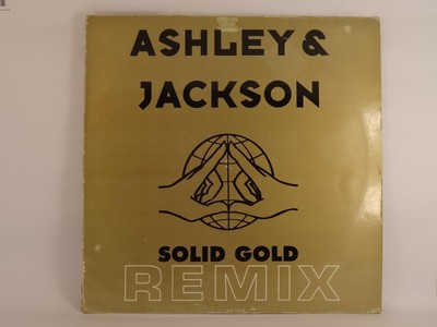 ASHLEY & JACKSON SOLID GOLD REMIX (227) 3 Track 12'' Single along with Picture Sl