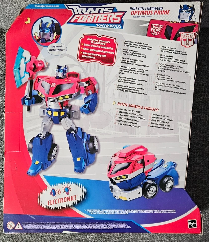 Transformers - Animated - Roll Out Optimus Prime - mit Sound - Englisch - Bild 3 von 4