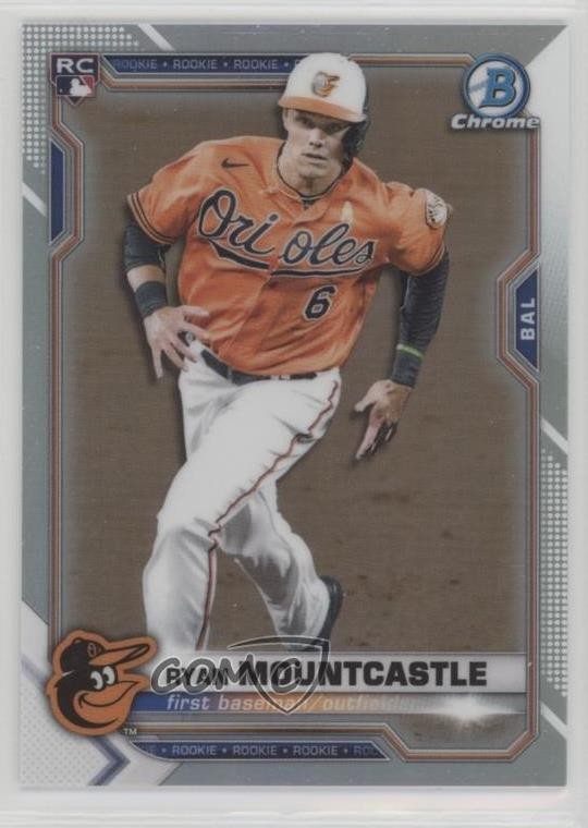 2021 Bowman Chrome SP Rookie Image Variation Ryan Mountcastle #64 us8