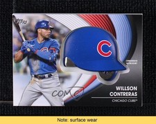2022 Series 2 Batting Helmet Commemorative Relics Willson Contreras READ 0h6x