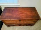 18th Cent Chippendale Style Pa German Decorated 6-Board Dower Blanket Box  — photo 5