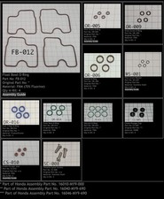 Honda CB400 Super Four (NC-31)  Carburettor Service Kit (LiteTek)