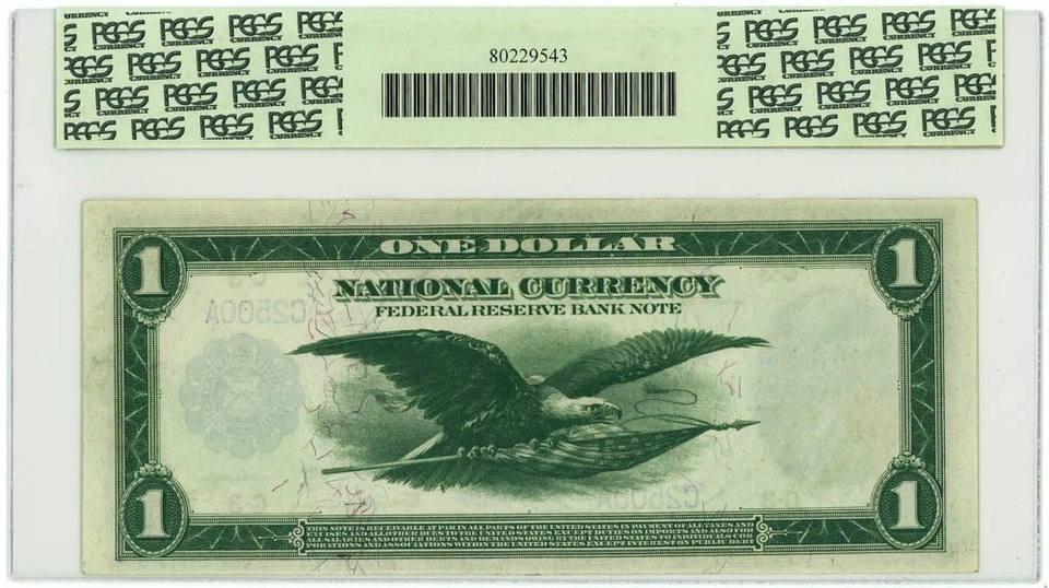 FR.714 $1 1918 FRBN Philadelphia Very CH New 64PPQ PCGS Currency 950750-68 - Image 2 of 3