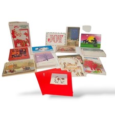 Christmas Greeting Card Large Lot - Assorted Sizes Types - READ DESCRIPTION