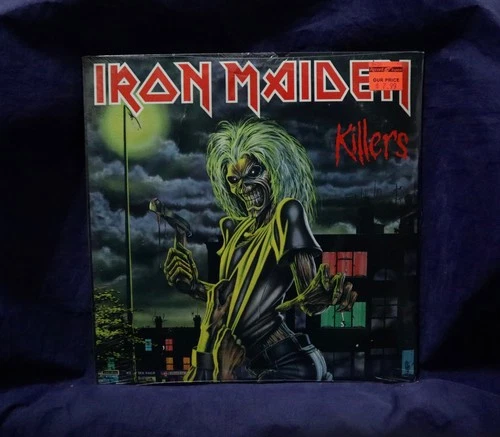 IRON MAIDEN~VERY RARE SEALED LP~KILLERS~1981 USA PRESS~NO CUTOUTS~OUT OF PRINT