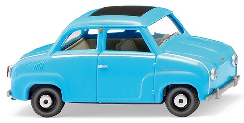 Wiking 018498 1/87 Glas Goggomobil, azul hielo | Condition: New