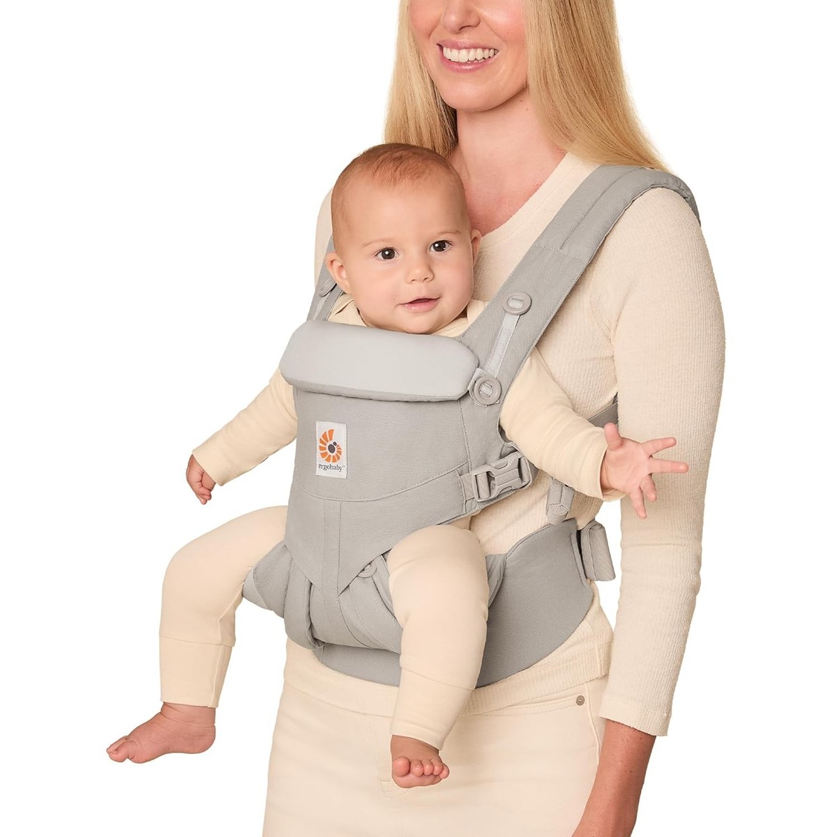 ergobaby ALL-IN-ONE 抱っこ紐 グレー　OMNI 360 ERGOBABY Omni 360 All-In-One Baby Carrier 7-45 lbs Pearl Grey All