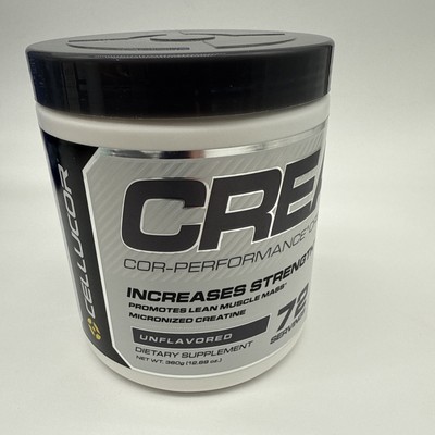 Cellucor Cor-Performance Creatine 72 Servings Increase Strength Exp 09/2026 New