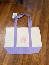 Trader Joe’s Canvas Large Purple Shopping Bag Limited  Tote Lavender New W/Tags