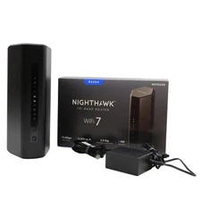 NETGEAR Nighthawk RS300-100NAS BE9300 Wi-Fi 7 Tri-Band Multi-Gig Wireless Router
