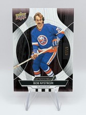 Bob Nystrom - 2024-25 UD Engrained Icons #99 Mahogany /75 Islanders Legend SP