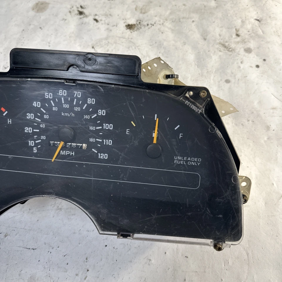 1992-1993 Beretta Corsica Speedometer Without Trip Odometer Cluster Oem E2 Foto 4 de 4