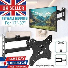 Universal TV Wall Bracket Mount Tilt & Swivel For 17"-37" Inch Monitor LCD UK