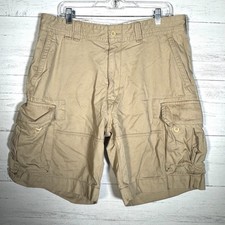 Polo Ralph Lauren Beige Cargo Shorts Men s Size 36 Vintage Y2K
