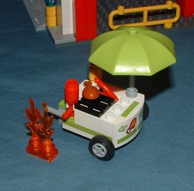 CITY, FIRE STATION SET NO. 60110 - LEGO - 2016 - USED CONDITION