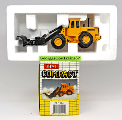 JOAL COMPACT 1:50 DIE-CAST VOLVO BM L70 WHEEL LOADER WITH SNOW BLADE 164 NIB