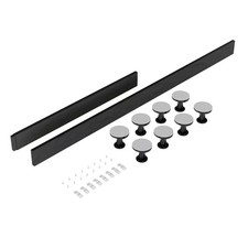 Shower Tray Leg Set - Slate Grey - For 1100mm-1200mm Rectangular Resin Trays