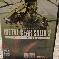 Konami Metal Gear Solid 3: Subsistence Sony PlayStation 2 PS2 Multiplayer