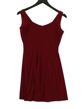 Ginger A-Line Midi Dress S in Red