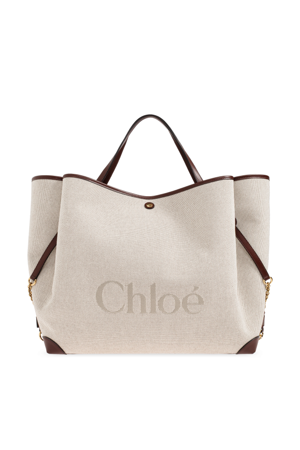 CHLOE Clover Large Natural Tote Bag New