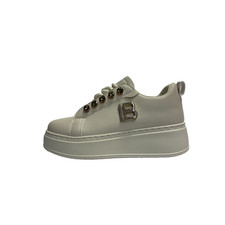 LAURA BIAGIOTTI SCARPE DONNA SNEAKERS CON CERNIERE E ACCESSORI 9618 IVORY