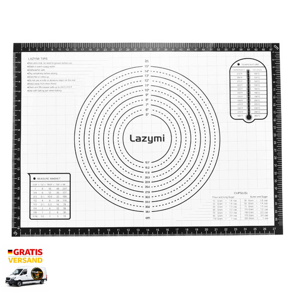 Silikon Backmatte 71X51 Cm Antihafte Rutschfeste Backunterlage-image