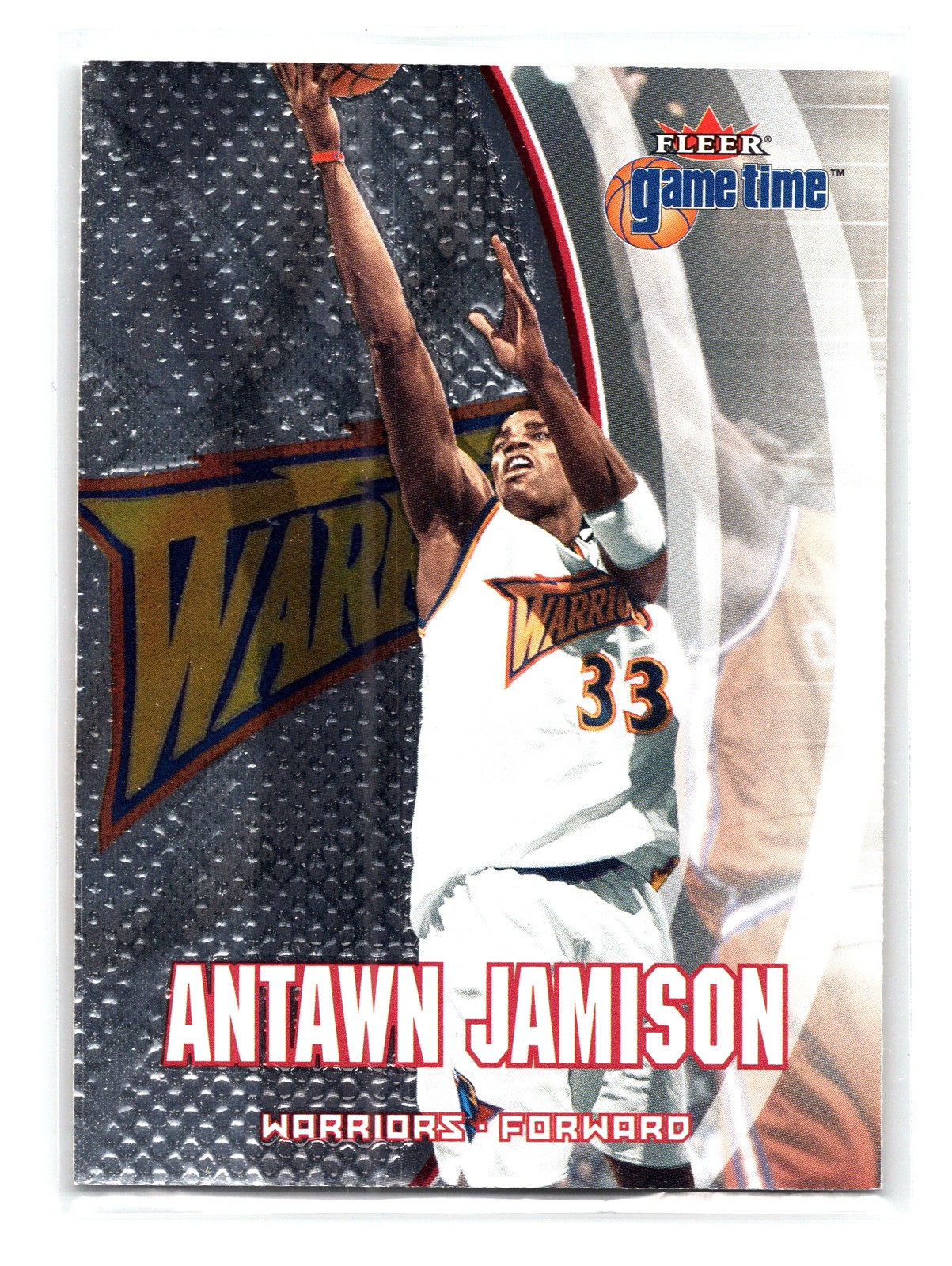 2000-01 Fleer Game Time Antawn Jamison Golden State Warriors