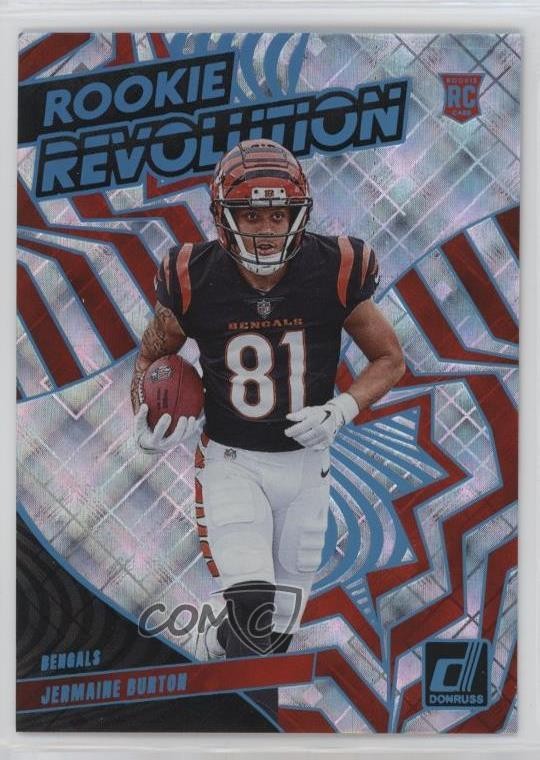2024 Panini Donruss Rookie Revolution Cosmic 77/100 Jermaine Burton #38 RC 0rz7