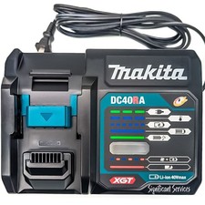 New Makita DC40RA 40V Max XGT Lithium Ion Battery Charger Optimum Rapid Charger