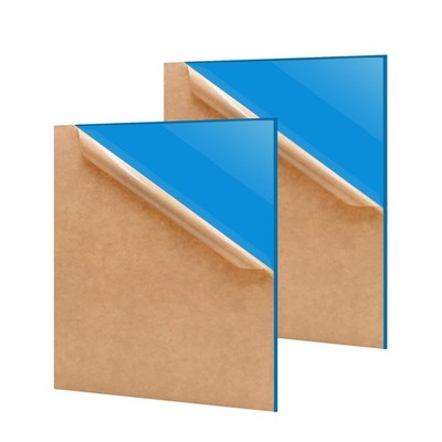 2 Pack Opaque SkyBlue Acrylic Sheet, 16 x 20, 3mm Thick, Plexiglass, Laser