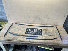 84-95 Jeep Cherokee Xj Comanche Mj Oem Black Windshield Border Trim Set Molding 84-95 Jeep Cherokee Xj Comanche Mj Oem Black Windshield Border Trim Set Molding