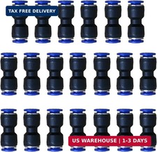 6mm OD Pneumatic quick Connector Push to Connect fittings Straight Union/Coupler