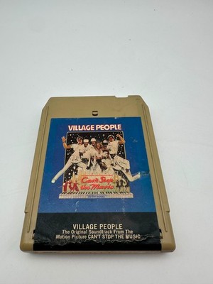 Village People, can't stop the music, 70er, 8 Spur Kassette, 8-track tape