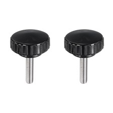 2 St&uuml;ck R&auml;ndelkn&ouml;pfe M6 x 25mm f&uuml;r 304 Edelstahl Kopf 30mm