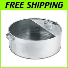 Silver Drain Pan, Heavy-Duty Construction
