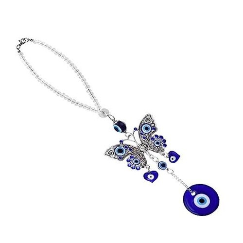 Evil Eye Car Hanging Ornament, Evil Blue Eye Charms for Car Rear View Mirror