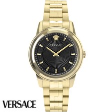 Versace VEPX01321 Greca black gold Stainless Steel Women's Watch NEW