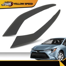 Fit For 2020-2022 Toyota Corolla LE XLE Sedan Fog Light Cover Bezels Pair