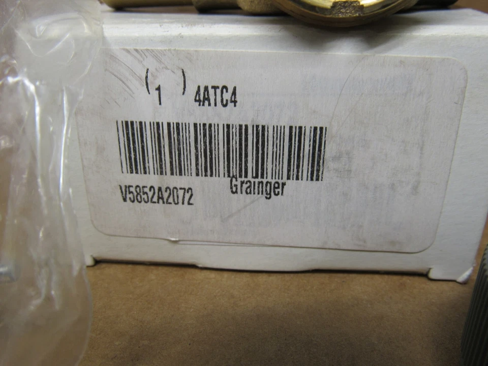 Válvula Globo Hidrônica: 2 Vias, Fluxo de 4,9 CV, 3/4 pol. Suor Feminino, Corpo de Latão - Imagem 2 de 4