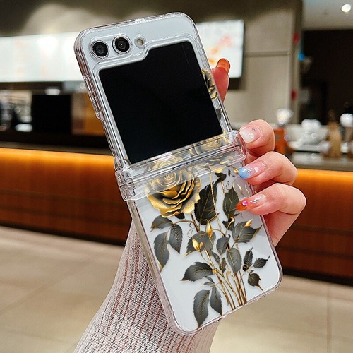Clear Butterfly Pattern Case Cover For Samsung Galaxy Z Flip7 Flip6 Flip5 Flip4 - Picture 28 of 33