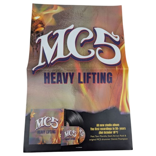 MC5 Heavy Lifting Promo Poster 11x17, RARE! Collectible Music Memorabilia - Picture 2 of 5
