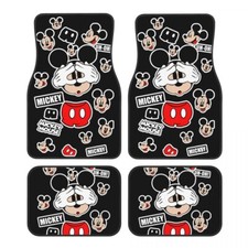 Disney Mickey Minnie Mouse Car Floor Mats Durable And Non-slip Design