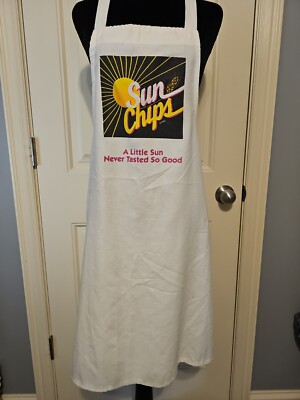 Vintage Cotton Frito Lay Sun Chips Promotional Full Length Apron Cotton One Size
