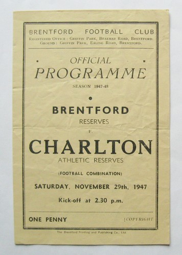 Programme De Match Football Sheffield United Vs Wolves 1947/1948 - Bon état, Collection Vintage