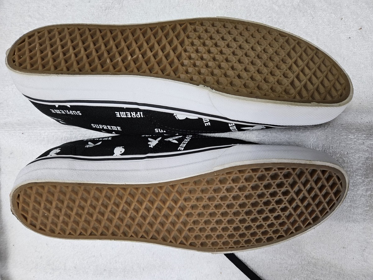 Vans x Supreme Playboy Authentic Pro Black Mens Size 12 New Vans x Supreme Playboy Authentic Pro Black Mens Size 12 New