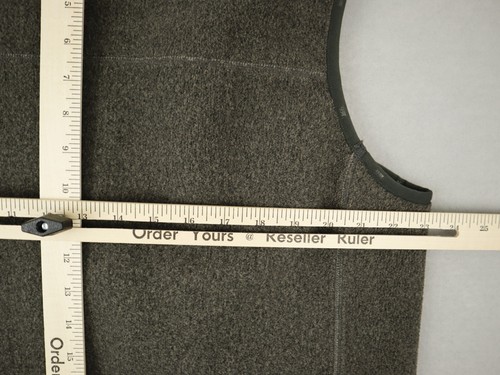 REI Fleece Vest Men XL Gray Full Zip Sleeveless Jacket Pockets Adult Gorpcore - Picture 6 of 7