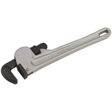 Image of 300mm Aluminium Alloy Pipe Wrench - European Pattern - 9-45mm Carbon Steel Jaws