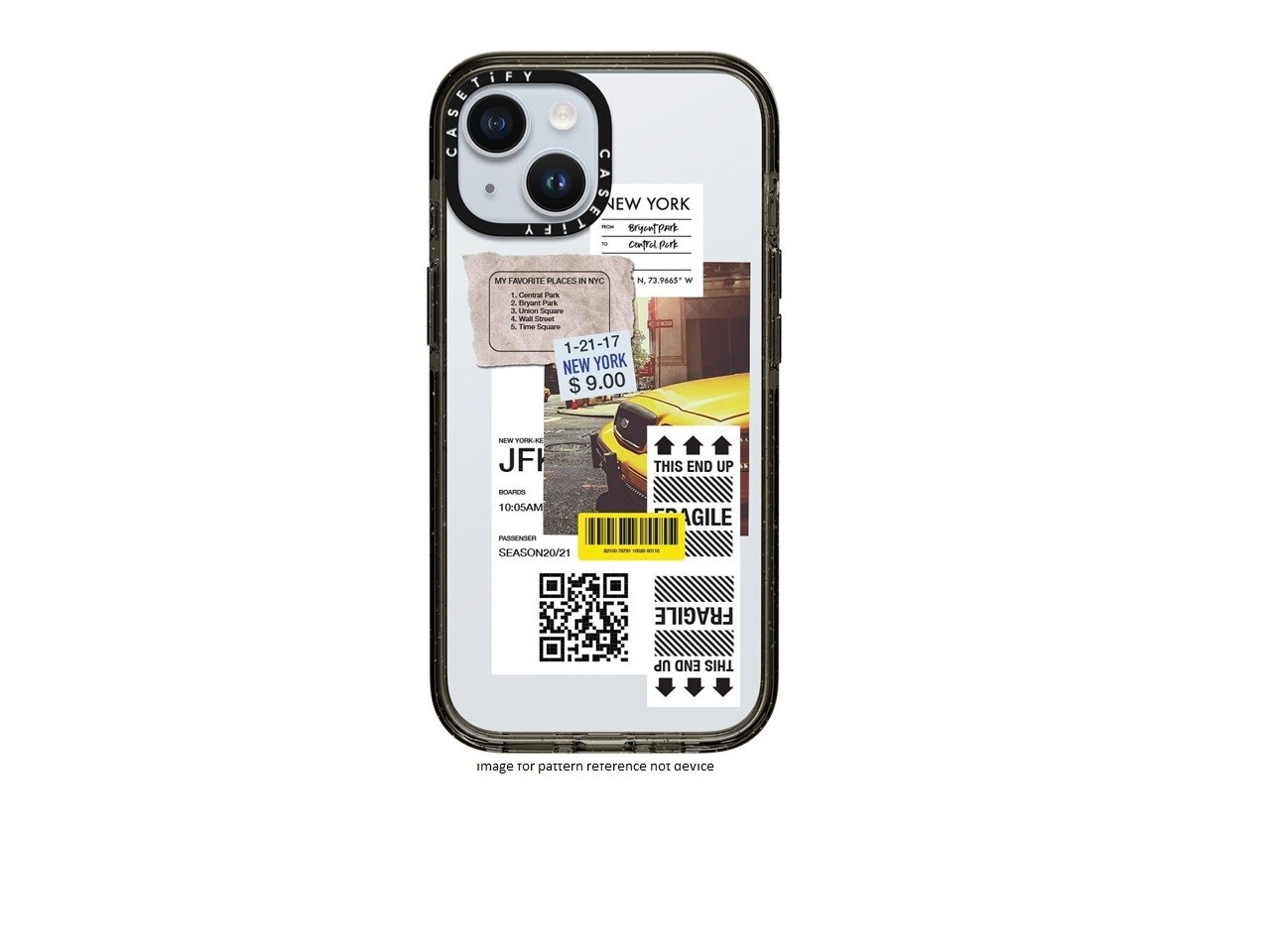 CASETiFY Impact Case for iPhone 15 Pro Max - Label Note Design-image